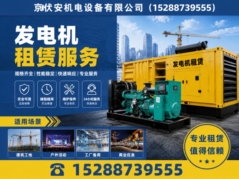 双鸭山发电车租赁展示图