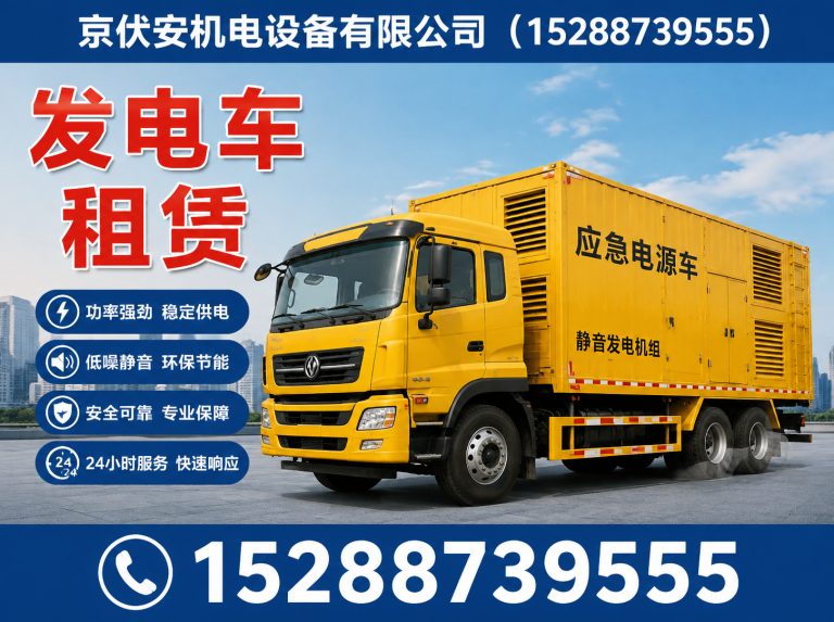 双鸭山发电机租赁展示图